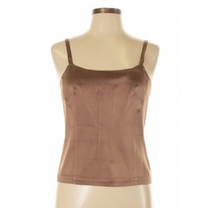 INC Silk Copper Brown Sleeveless Top 4